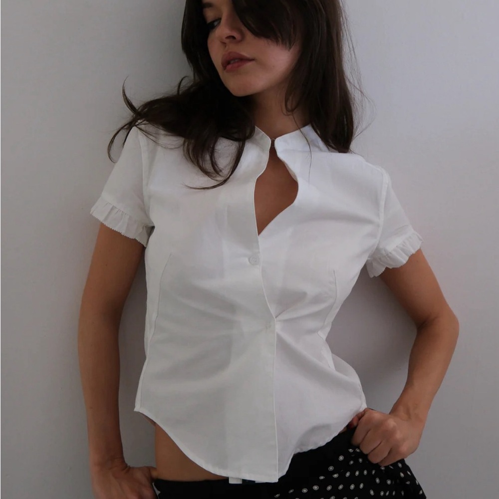GEEL LEWIS BLOUSE